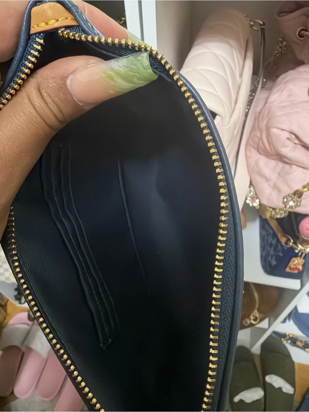 Coach denim signature